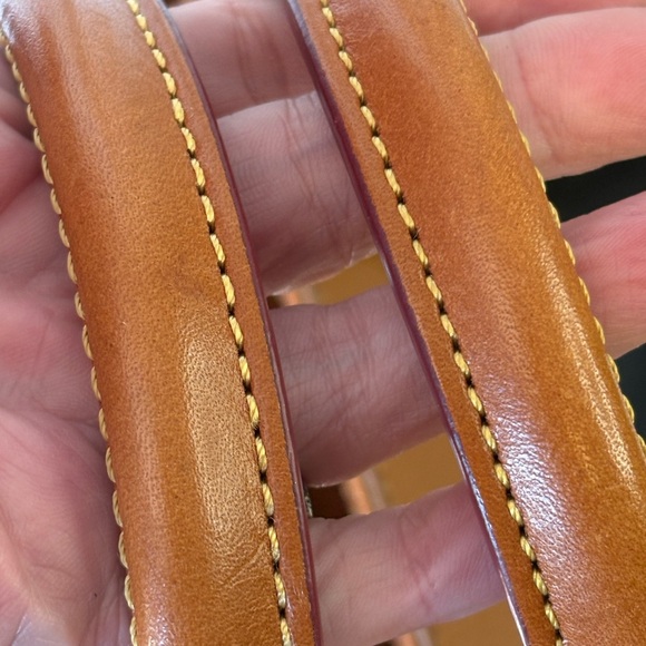 Dooney & Bourke Caramel Leather Satchel - Picture 5 of 11